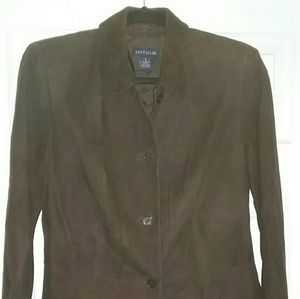 Brown Suede Blazer